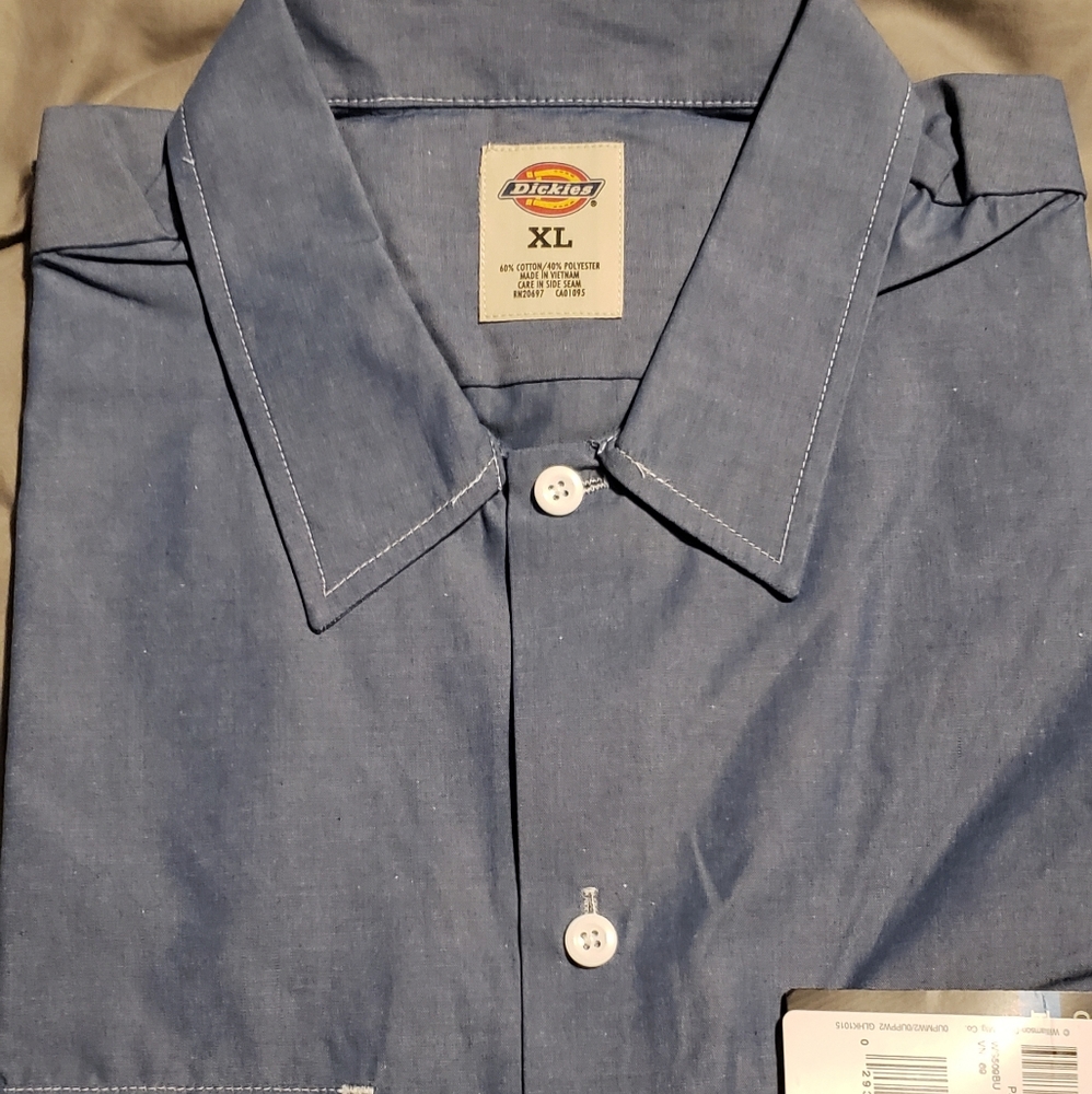 Light blue workshirt